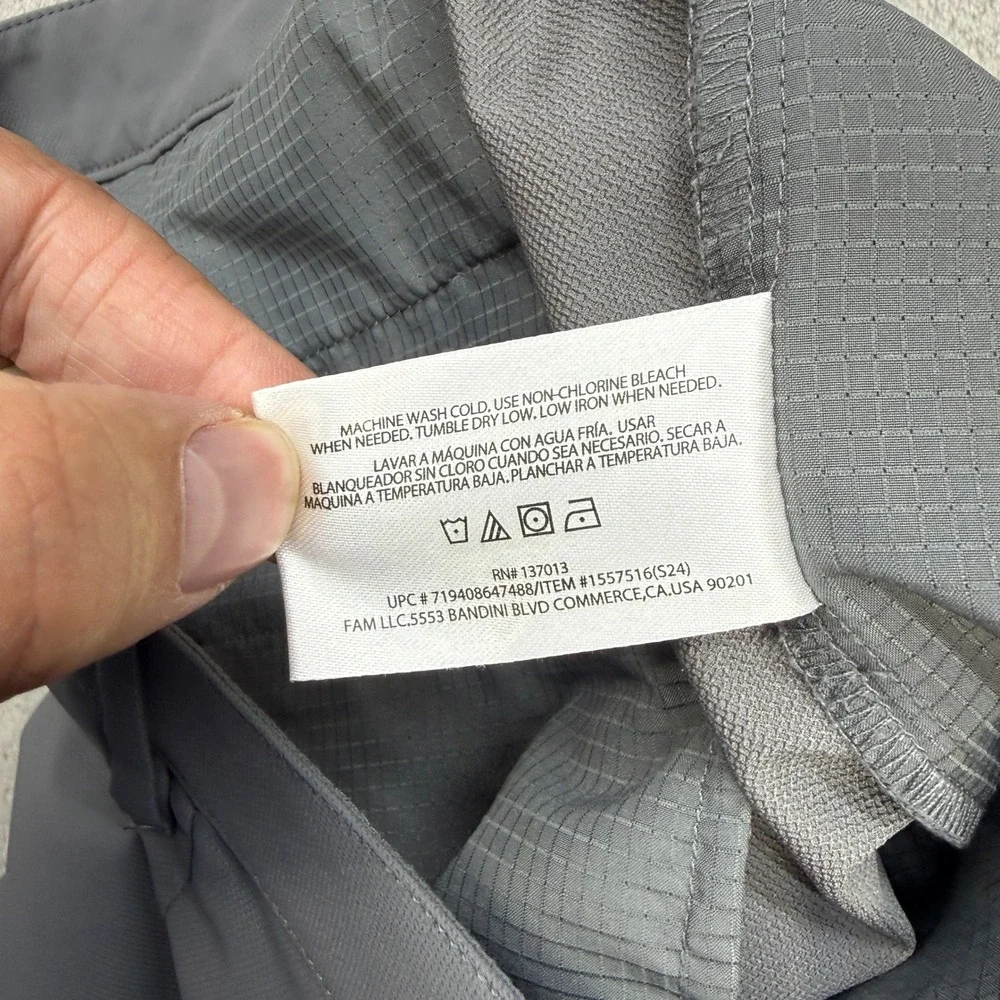 Banana Republic Core Temp Chino Pants Mens 40x30 Gray Tech Performance Trouser‎